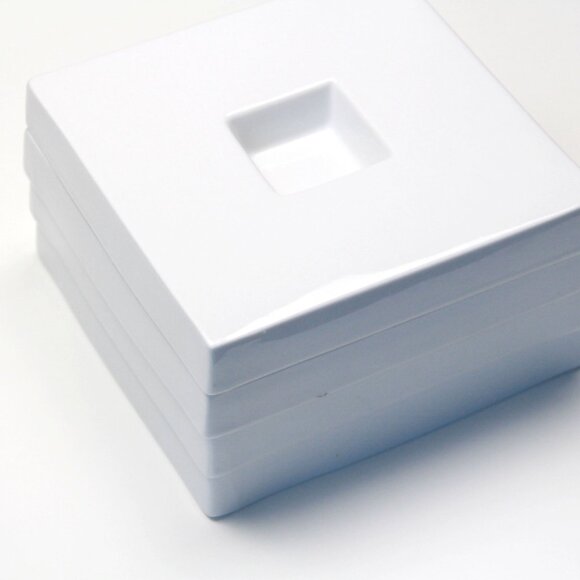 CB2 Crate & Barrel Sushi Appetizer Plates Set of 4 VGUC - Picture 3 of 13